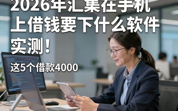 2026年汇集在手机上借钱要下什么软件，实测​这5个借款4000对要求不高软件