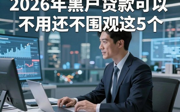 2026年黑户贷款可以不用还不围观这5个​，本篇为您详细分享！