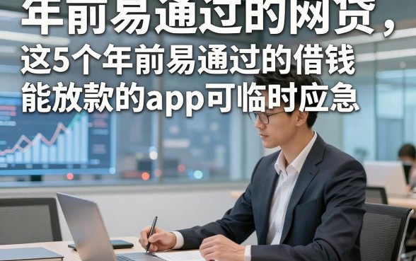 年前易通过的网贷，这5个年前易通过的借钱能放款的app可临时应急