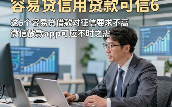 容易贷信用贷款可信6，这5个容易贷借款对征信要求不高微信放款app可应不时之需