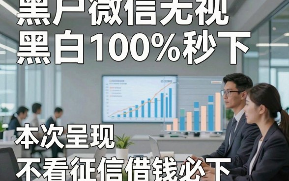黑户微信无视黑白100%秒下，本次呈现五个不看征信借钱必下的平台