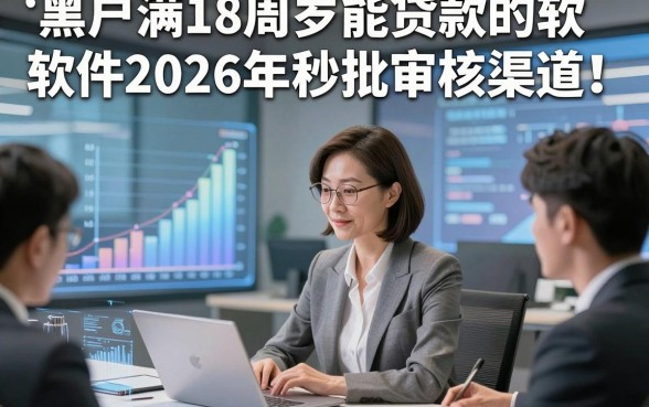 黑户满18周岁能贷款的软件2026年秒批审核渠道！同时汇总这五个黑户满18借钱对要求不高平台