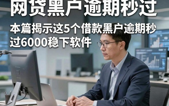 网贷黑户逾期秒过，本篇揭示这5个借款黑户逾期秒过6000稳下软件