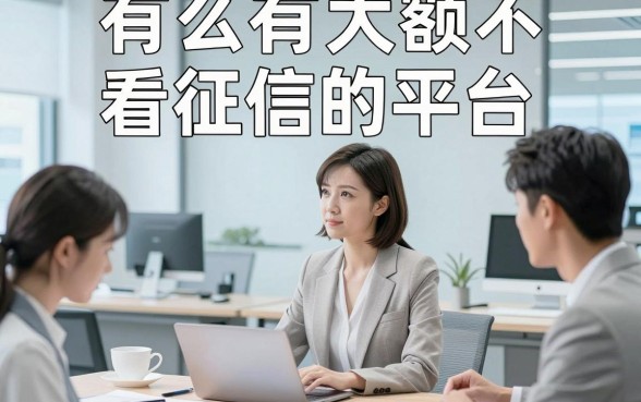 有么有大额不看征信的平台，今日展示这几家借款对征信要求不高秒到账口子