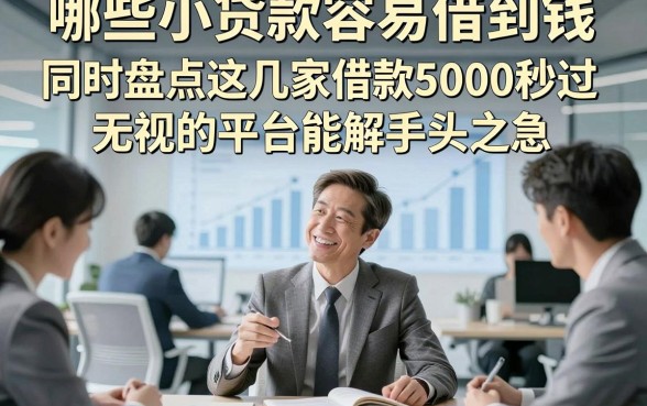 哪些小贷款容易借到钱，同时盘点这几家借款5000秒过无视的平台能解手头之急