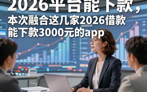 2026平台能下款，本次融合这几家2026借款能下款3000元的app