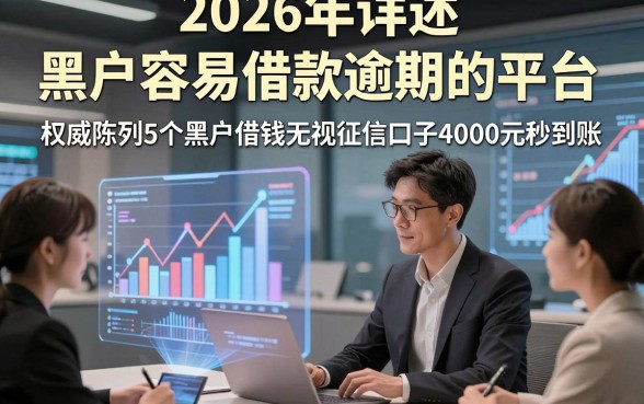2026年详述黑户容易借款逾期的平台,权威陈列5个黑户借钱无视征信口子4000元秒到账