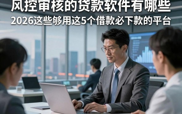 风控审核的贷款软件有哪些，2026这些够用这5个借款必下款的平台