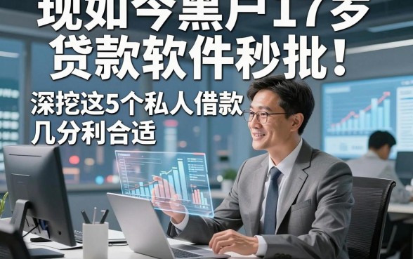 现如今黑户17岁贷款软件秒批！深挖这5个私人借款 几分利合适