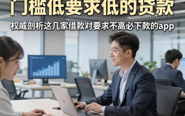 门槛低要求低的贷款，权威剖析这几家借款对要求不高必下款的app