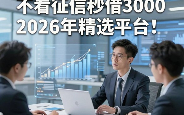 不看征信秒借30002026年精选平台！本文为您详细枚举！