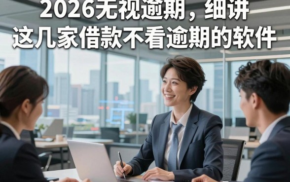 2026无视逾期，细讲​这几家借款不看逾期的软件