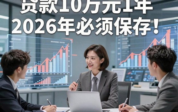 贷款10万元1年2026年必须保存！揭秘​五个5000网贷黑户