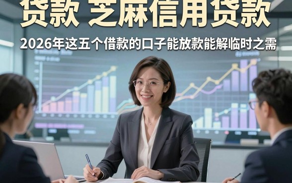 贷款 芝麻信用贷款，2026年这五个借款的口子能放款能解临时之需