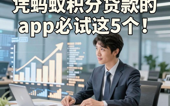 凭蚂蚁积分贷款的app必试这5个！本文为您全面深挖！