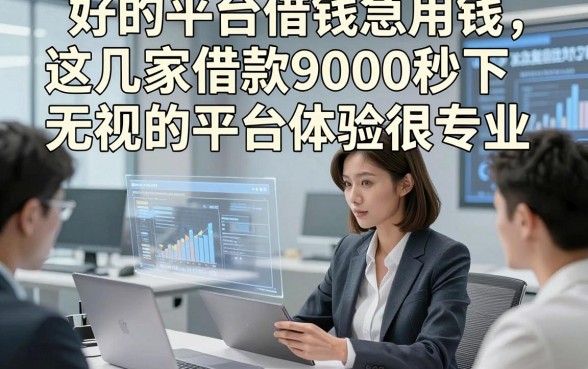 好的平台借钱急用钱，这几家借款9000秒下无视的平台体验很专业