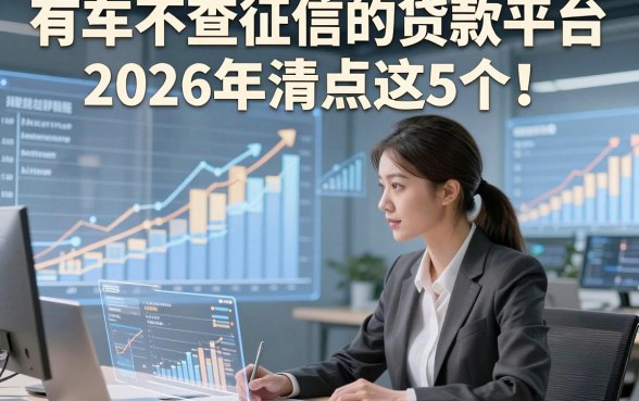 有车不查征信的贷款平台2026年清点这5个！本篇为您深度统计！