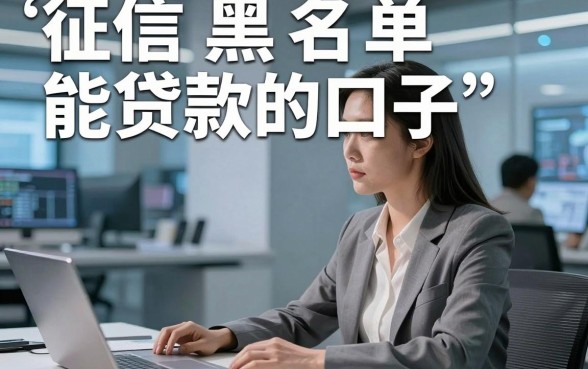 征信黑名单能贷款的口子，本篇为您精心讲说​这五个黑户网贷软件！