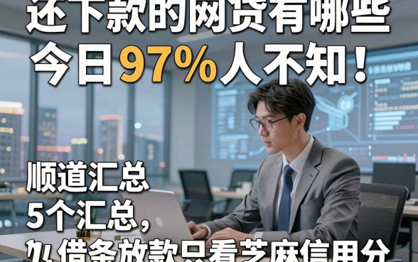 还下款的网贷有哪些今日97%人不知！顺道汇总5个借条放款只看芝麻信用分