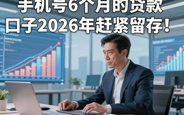 手机号6个月的贷款口子2026年赶紧留存！顺便挑选这五个借款6个月的微信放款口子