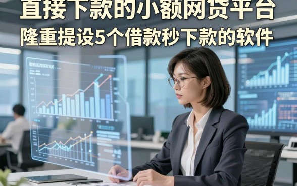直接下款的小额网贷平台，隆重提及5个借款秒下款的软件