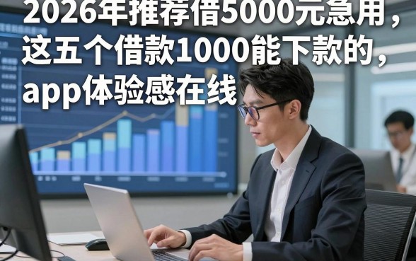 2026年推荐借5000元急用，这五个借款1000能下款的app体验感在线
