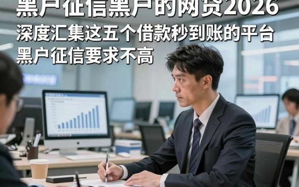 黑户征信黑户的网贷2026，深度汇集这五个借款秒到账的平台黑户征信要求不高能解短时所需