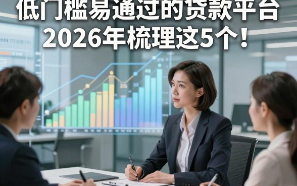 低门槛易通过的贷款平台2026年梳理这5个！本篇为您精心评述！