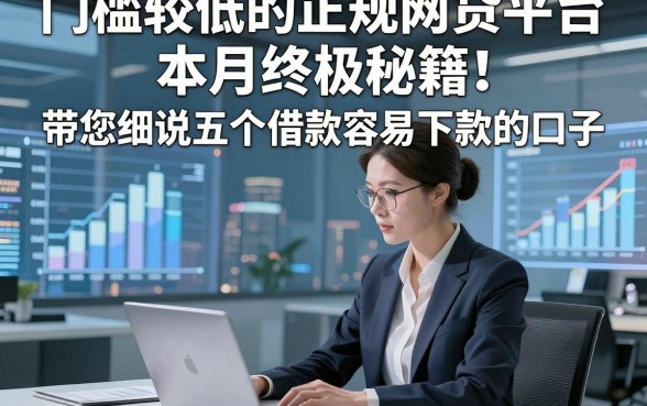 门槛较低的正规网贷平台本月‌终极秘籍！带您细说五个借款容易下款的口子