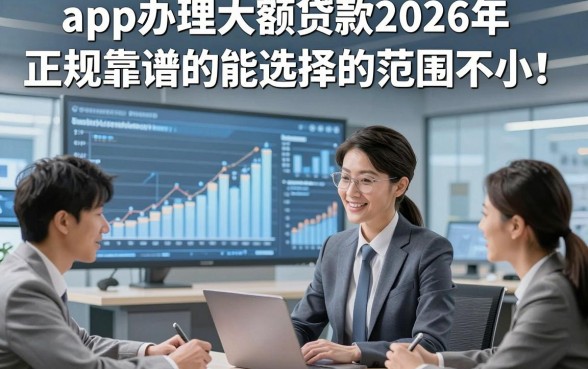 app办理大额贷款2026年正规靠谱的能选择的范围不小！，本篇为您详细揭示这五个网贷app！