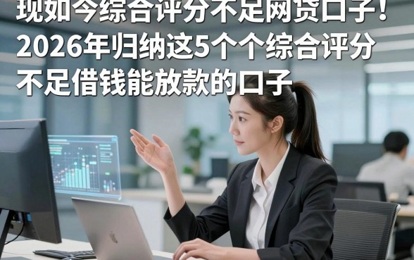 现如今综合评分不足网贷口子！2026年归纳这5个综合评分不足借钱能放款的口子