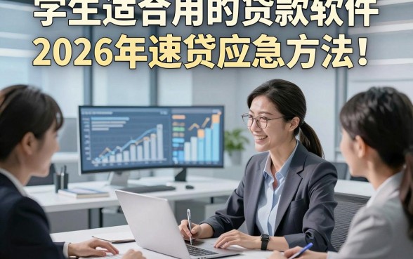 学生适合用的贷款软件2026年速贷应急方法！本篇解说这五个学生适合用的借款软件对资质要求不高5000秒放款的平台