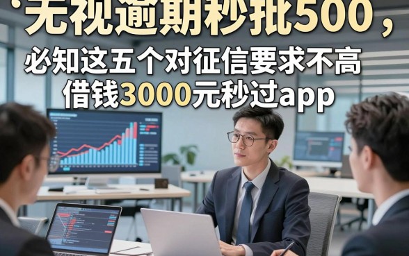 无视逾期秒批500，必知这五个对征信要求不高借钱3000元秒过app