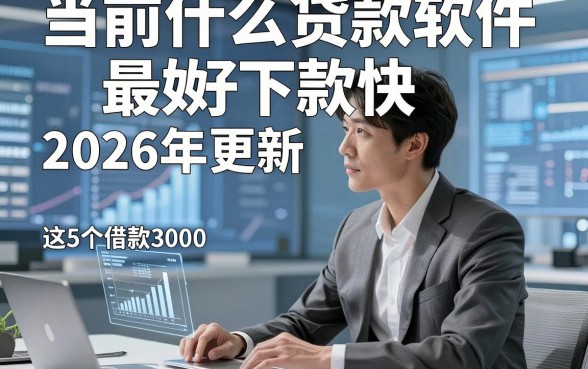 当前什么贷款软件最好下款快，2026年更新​这5个借款3000微信放款对资质要求不高软件