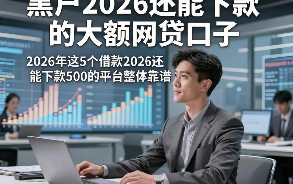 黑户2026还能下款的大额网贷口子，2026年这5个借款2026还能下款500的平台整体靠谱
