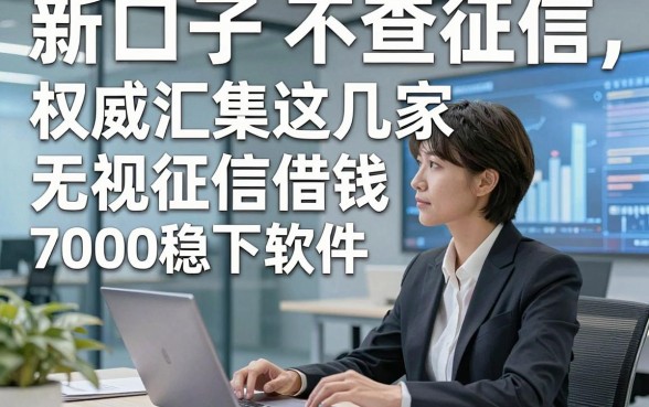 新口子 不查征信，权威汇集这几家无视征信借钱7000稳下软件
