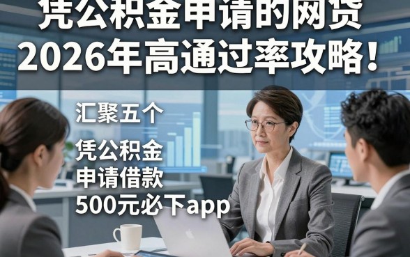 凭公积金申请的网贷2026年高通过率攻略！汇聚​五个凭公积金申请借款500元必下app