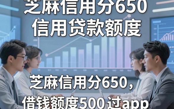 芝麻信用分650信用贷款额度，陈列五个芝麻信用分650借钱额度5000秒过app
