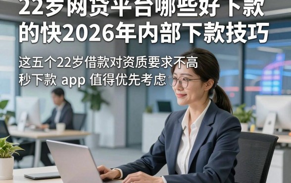 22岁网贷平台哪些好下款的快2026年内部下款技巧，这五个22岁借款对资质要求不高秒下款app值得优先考虑