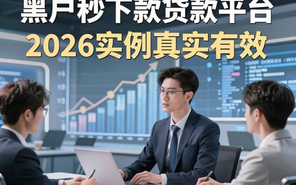 黑户秒下款贷款平台，2026实例真实有效这五个黑户借钱秒到账的app