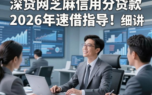 深贷网芝麻信用分贷款2026年速借指导！细讲​5个深贷网芝麻信用分借钱马上放款的app