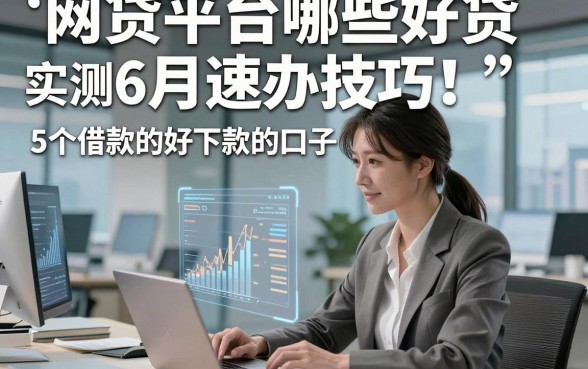 网贷平台哪些好贷6月速办技巧！实测​5个借款的好下款的口子