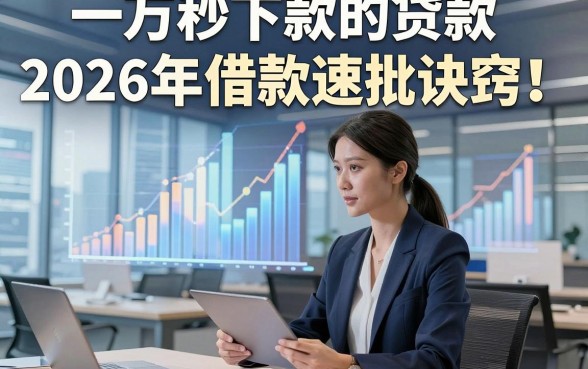 一万秒下款的贷款2026年借款速批诀窍！展示这5个借款20000秒放款的app