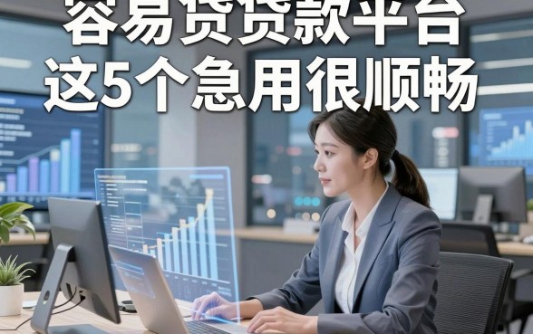 容易贷贷款平台这5个急用很顺畅，本文为您细致深究！
