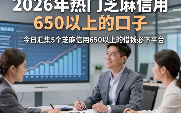 2026年热门芝麻信用650以上的口子，今日汇集5个芝麻信用650以上的借钱必下平台