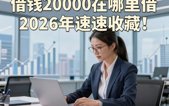 借钱20000在哪里借2026年速速收藏！本文权威讲解帮您排忧解难！