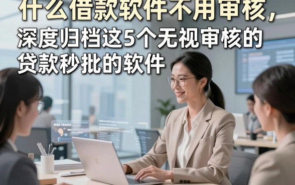 什么借款软件不用审核，深度归档这5个无视审核的贷款秒批的软件适配日常所需