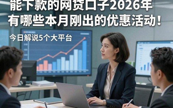 能下款的网贷口子2026年有哪些本月刚出的优惠活动！今日解说5个大平台下面的贷款平台