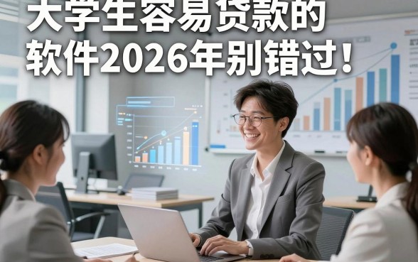 大学生容易贷款的软件2026年别错过！本次集合这5个大学生容易借钱对资质要求不高软件