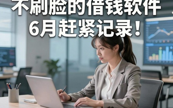 不刷脸的借钱软件6月赶紧记录！本文为您精心推选！